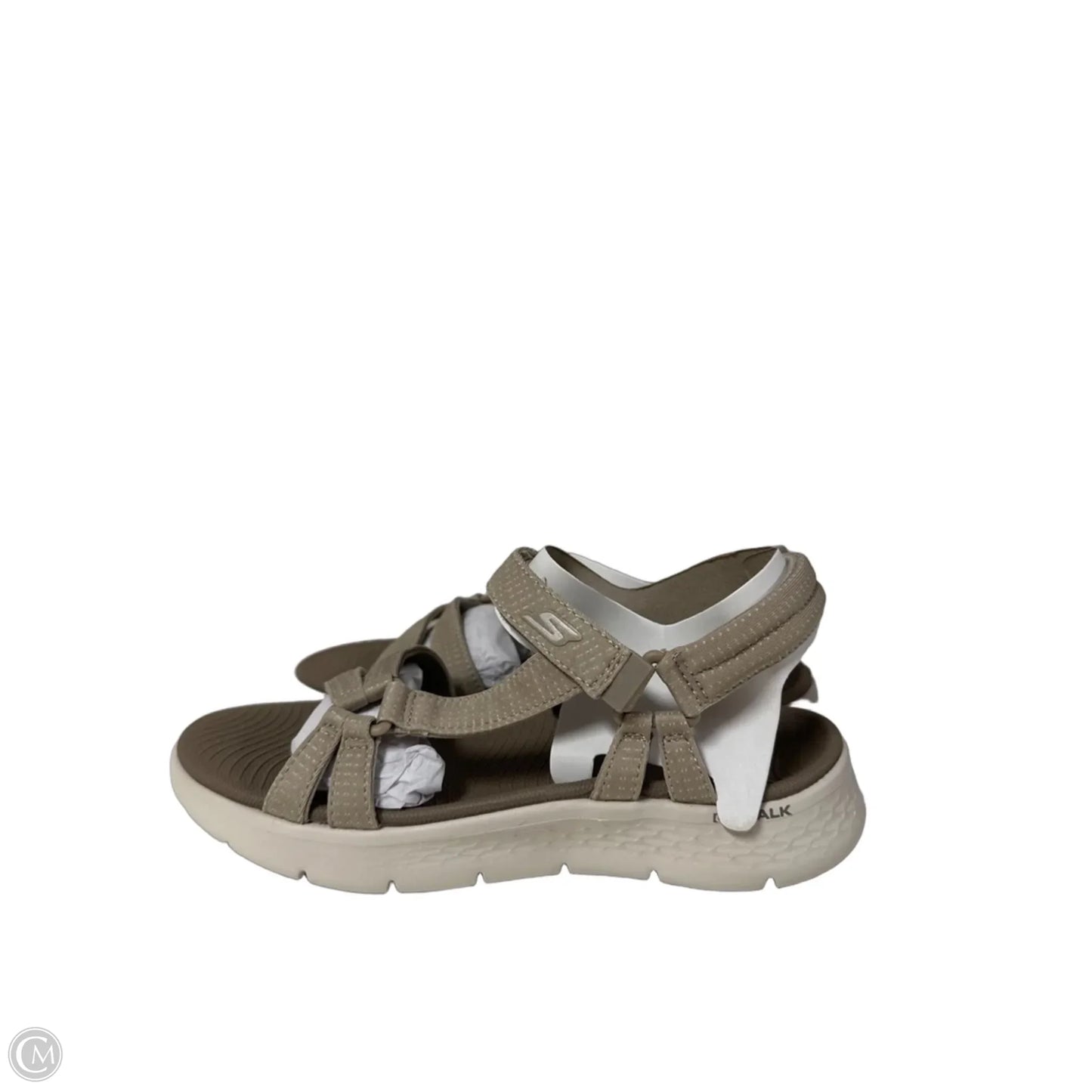 Sandals Flats By Skechers In Taupe, Size: 6