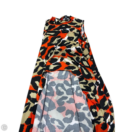 Dress Party Long By Ashley Stewart In Red & Tan, Size: 24