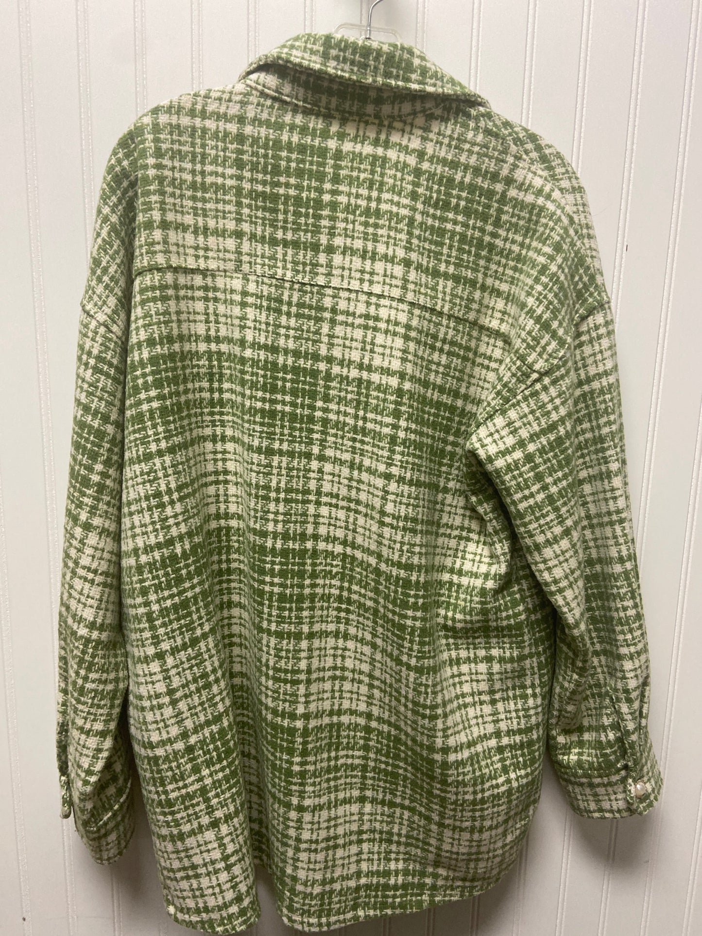 Jacket Fleece By Forever 21 In Green, Size: S