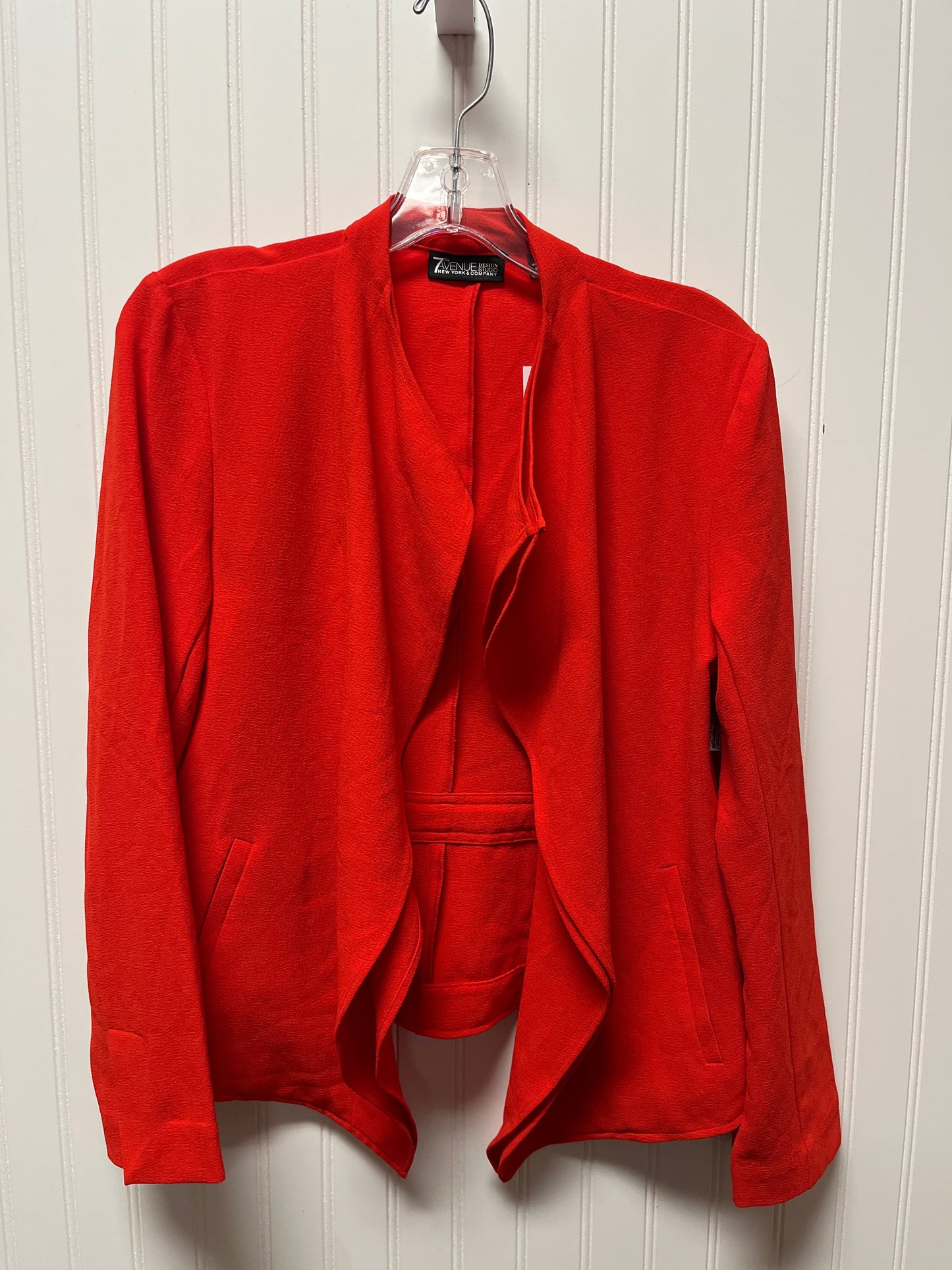 Blazer By New York And Co In Orange, Size: S