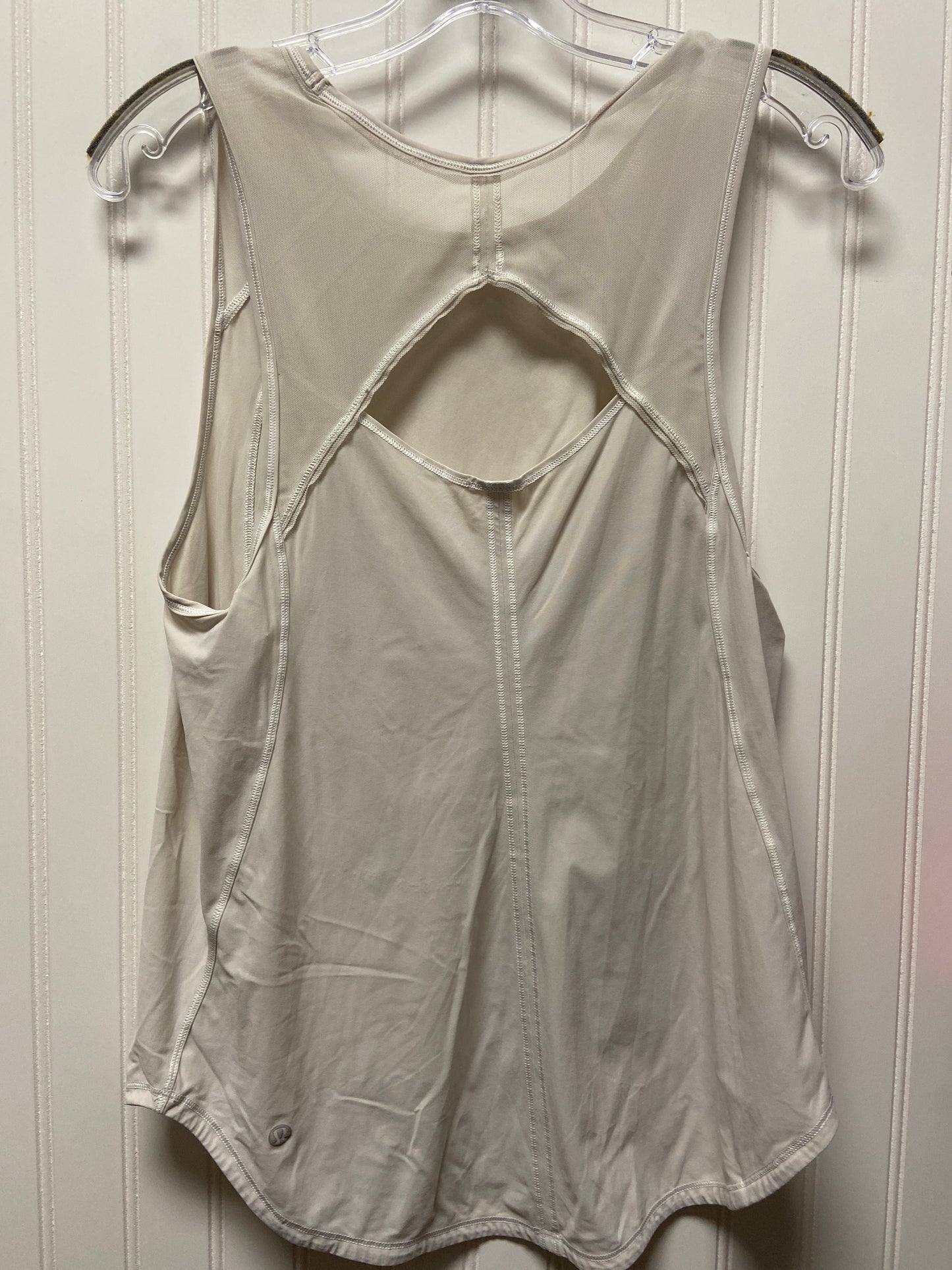 White Athletic Tank Top Lululemon, Size Xs