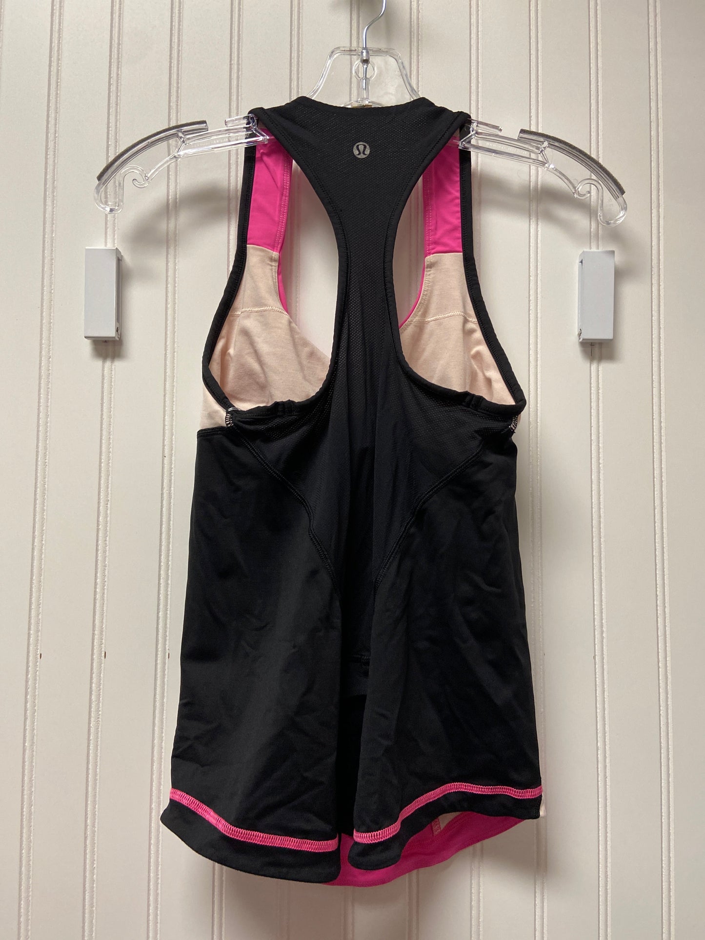 Black & Pink Athletic Tank Top Lululemon, Size S