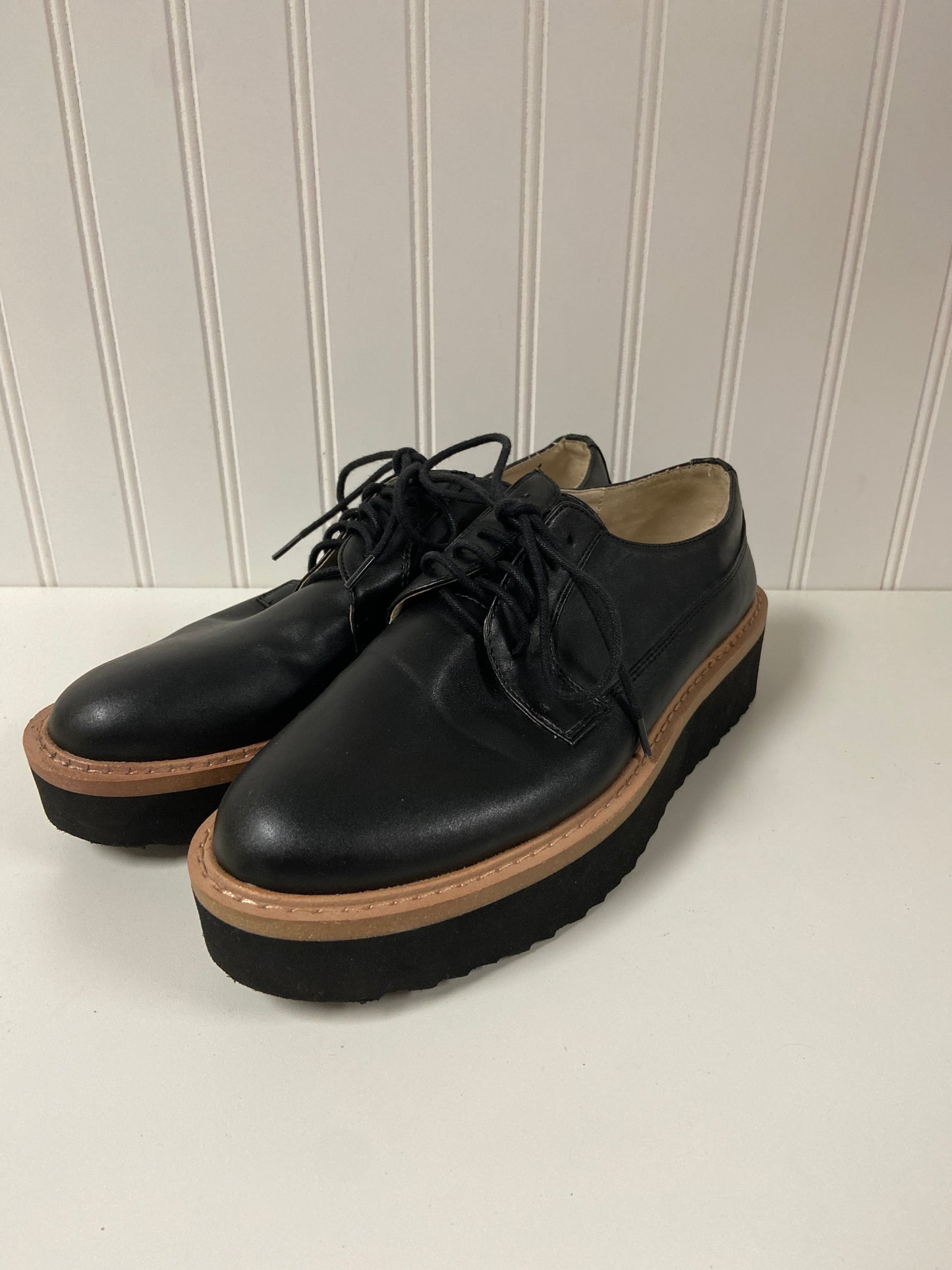 Black Shoes Flats Zara, Size 8.5