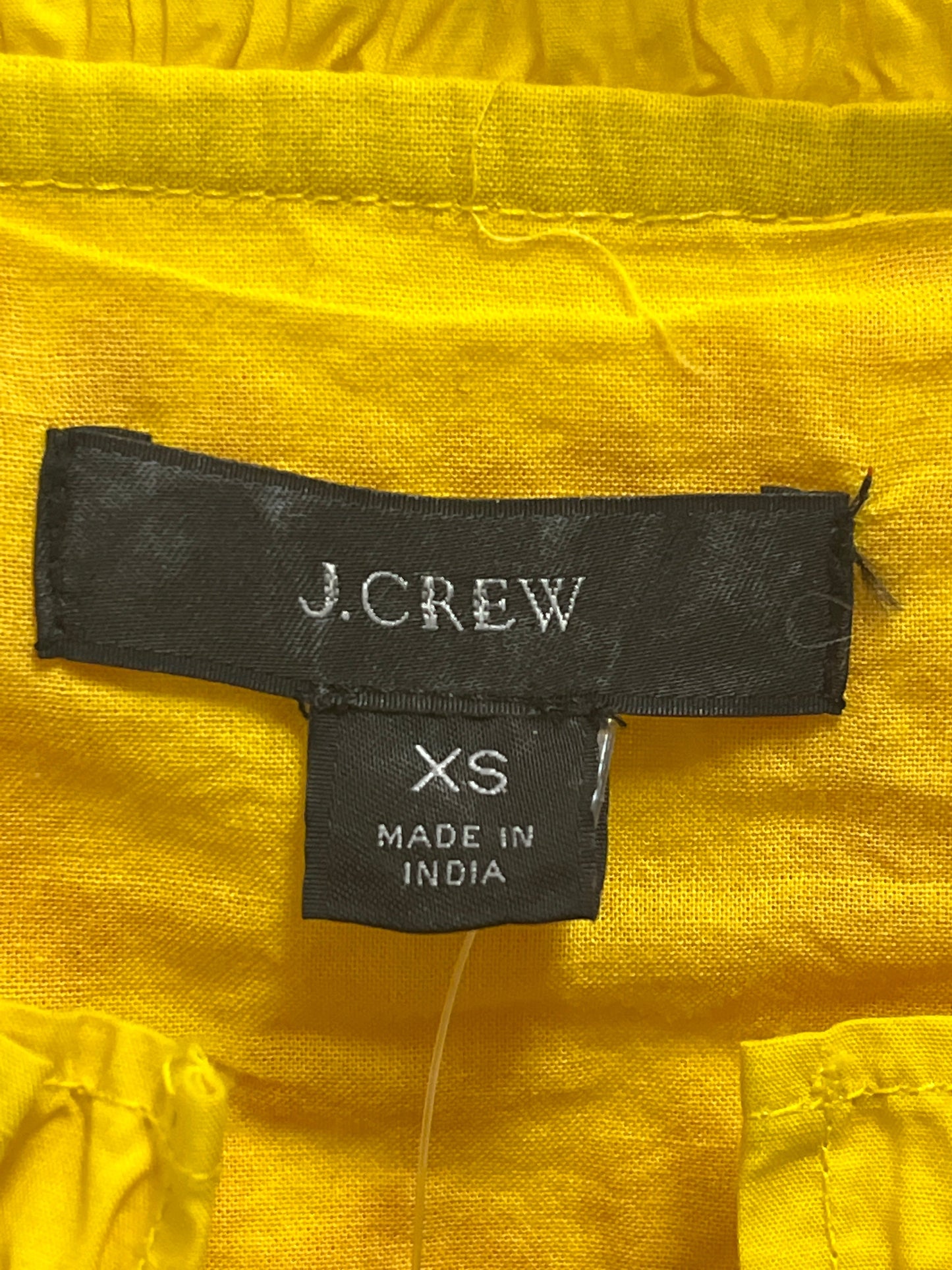 Yellow Top Short Sleeve J. Crew, Size Xs