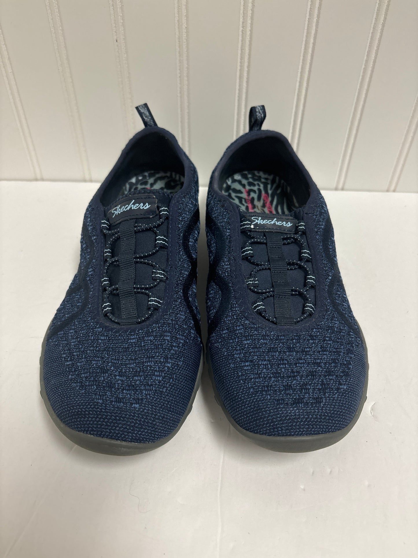 Navy Shoes Sneakers Skechers, Size 8.5