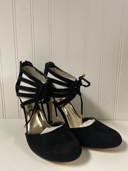 Black Shoes Heels Stiletto Shoedazzle, Size 9