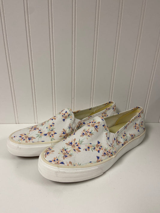 White Shoes Flats Keds, Size 8.5