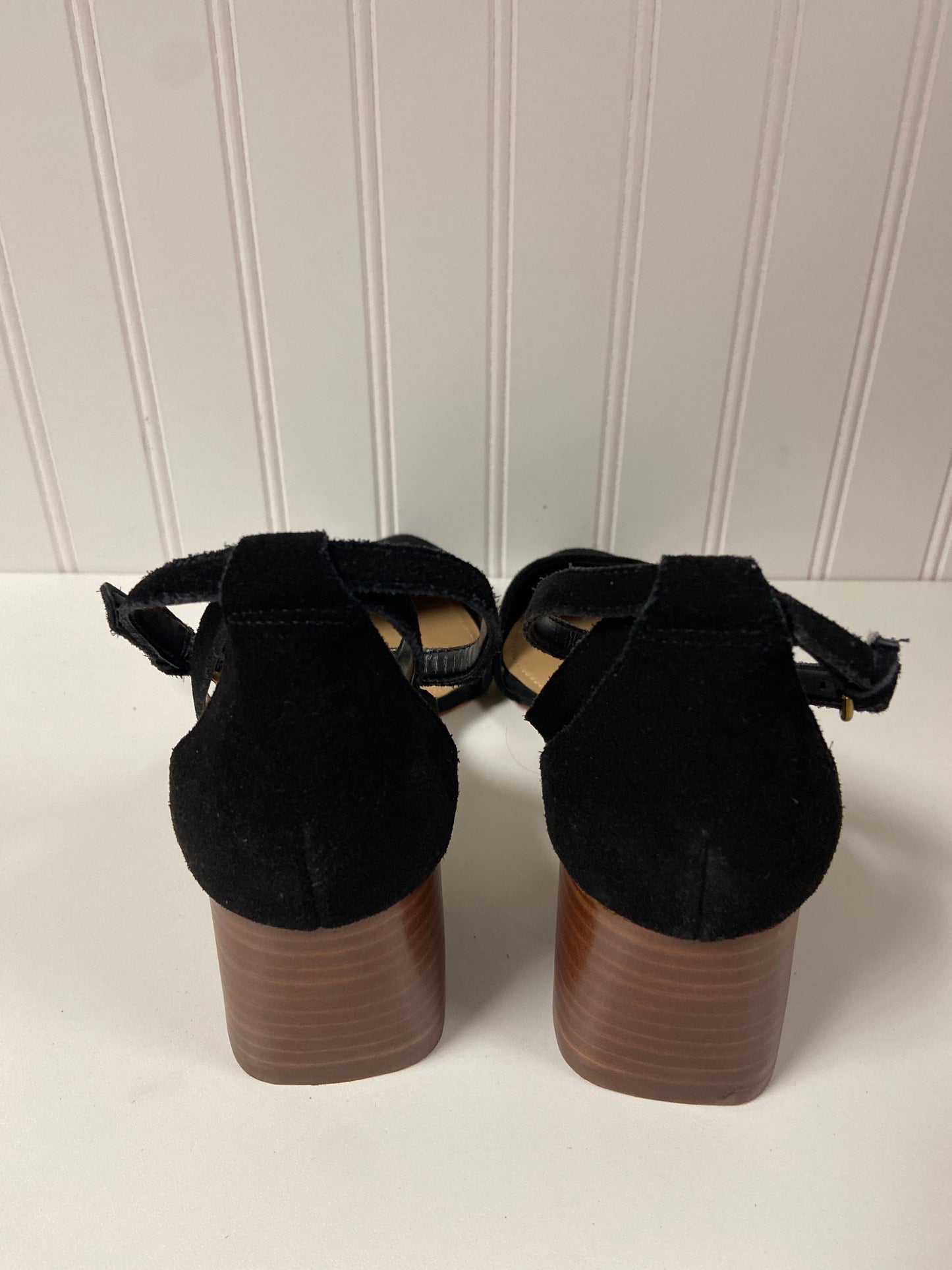 Black Shoes Heels Block Gibson And Latimer, Size 9