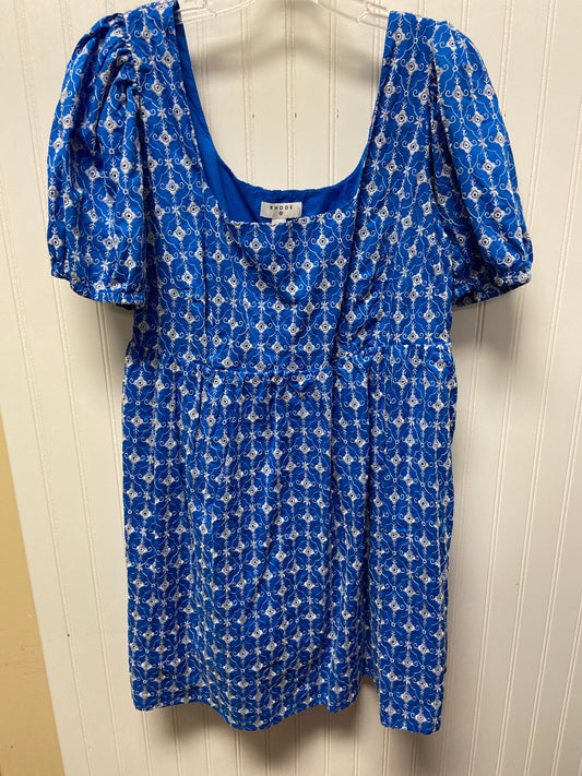 Blue Dress Casual Short Target-designer, Size 1x