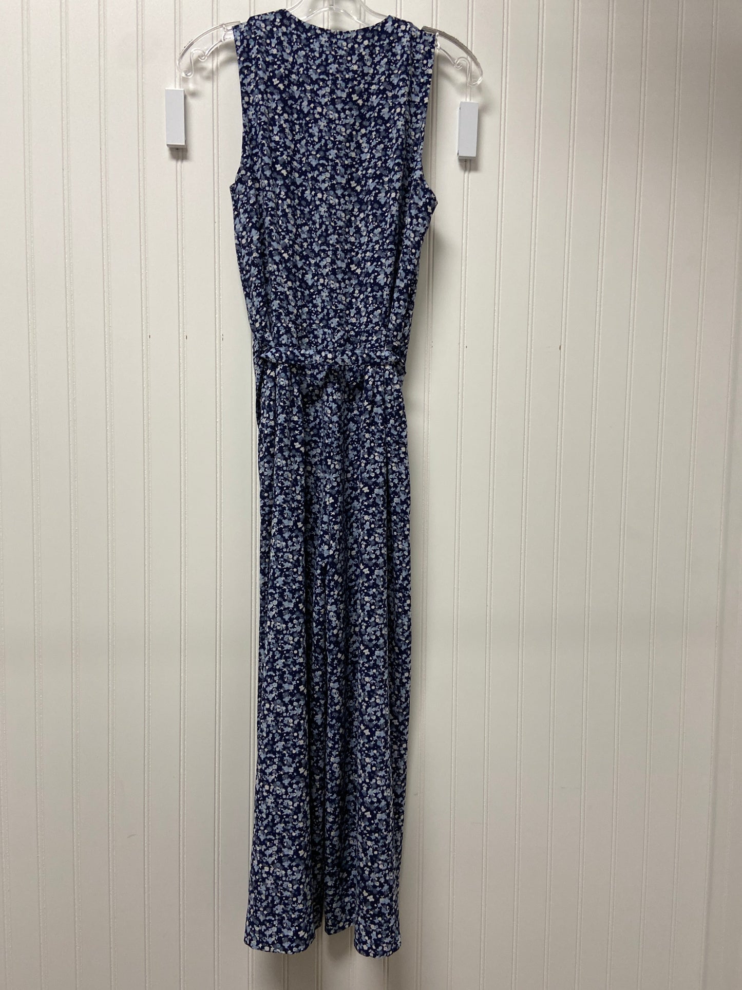 Blue & White Jumpsuit Michael By Michael Kors, Size Xs