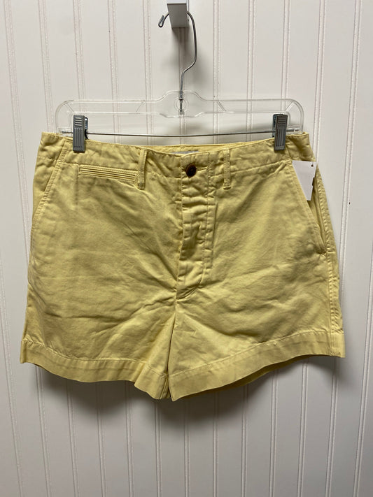 Yellow Shorts Designer Cma, Size 4