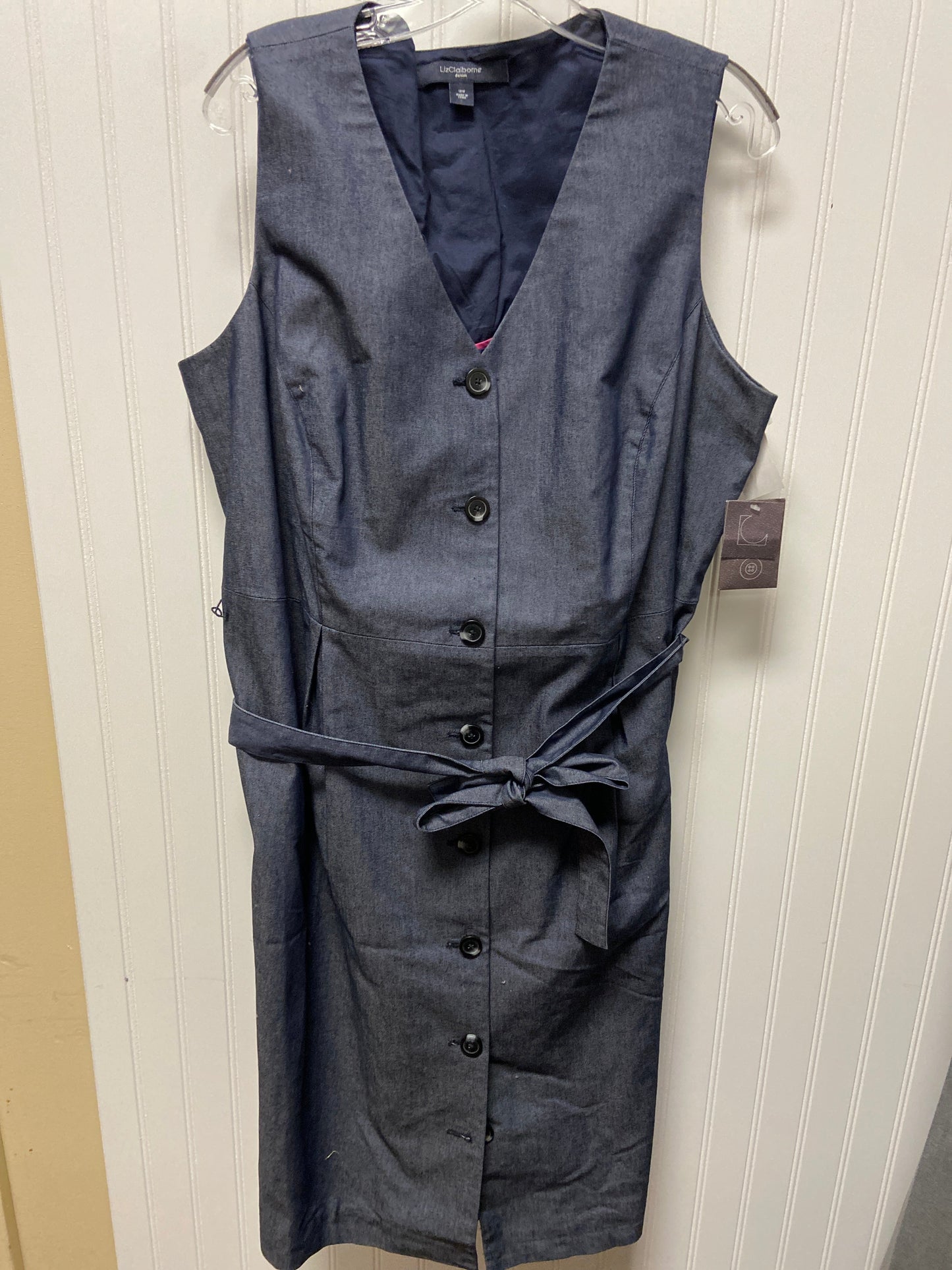 Blue Denim Dress Work Liz Claiborne, Size 1x