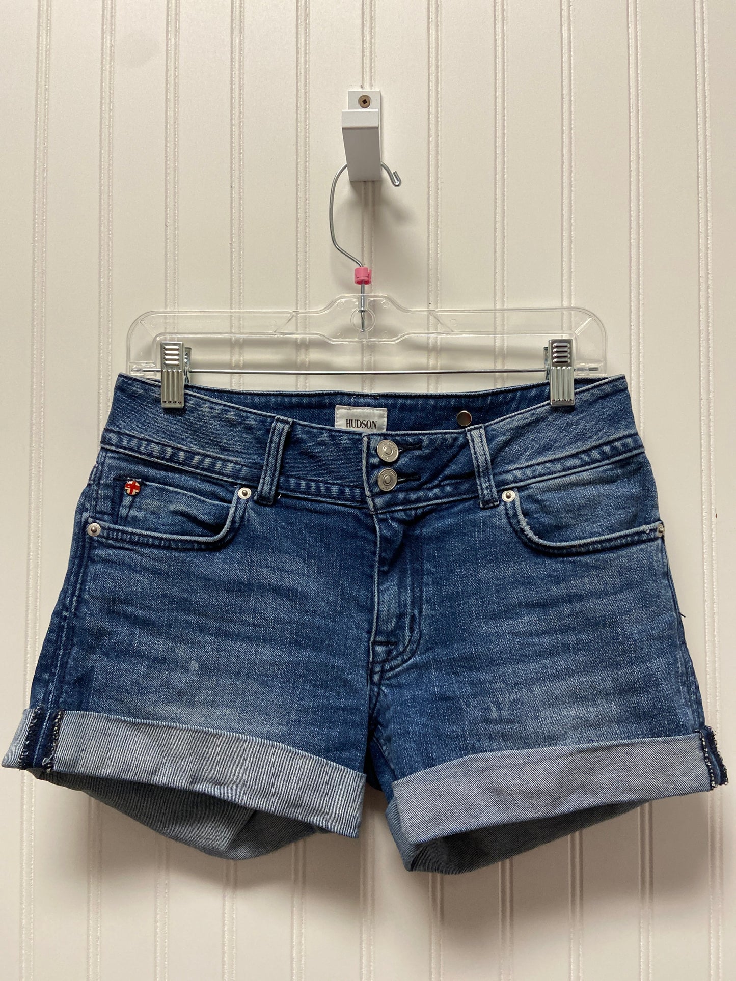 Blue Denim Shorts Hudson, Size 4