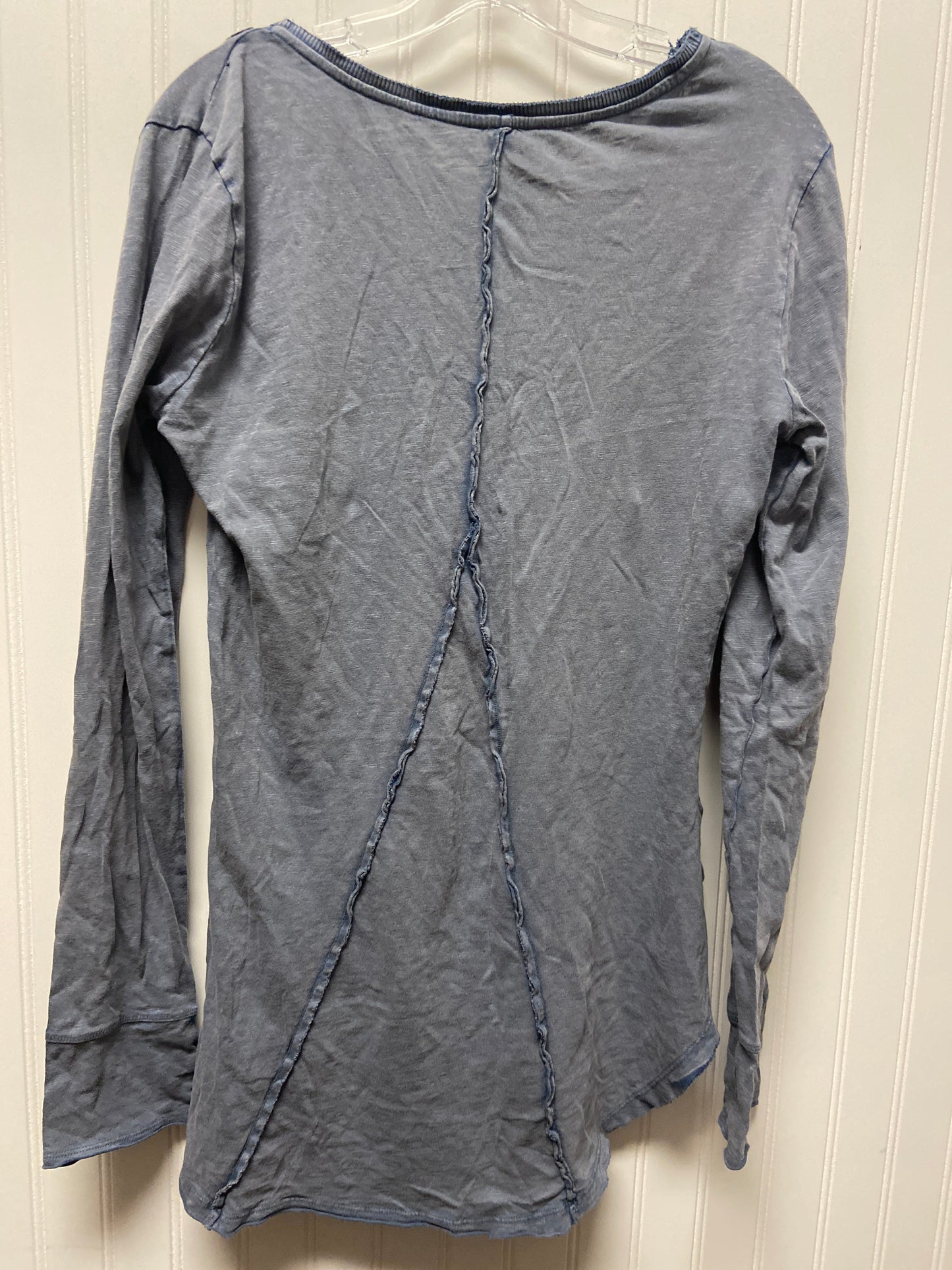 Blue Top Long Sleeve Basic We The Free, Size Xl