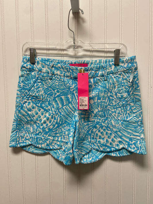 Blue & White Shorts Designer Lilly Pulitzer, Size 0