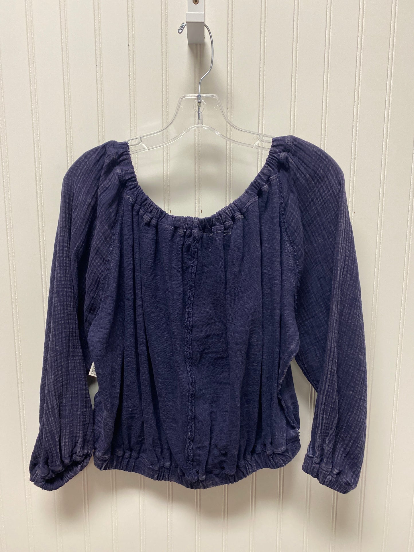 Navy Top Long Sleeve We The Free, Size S