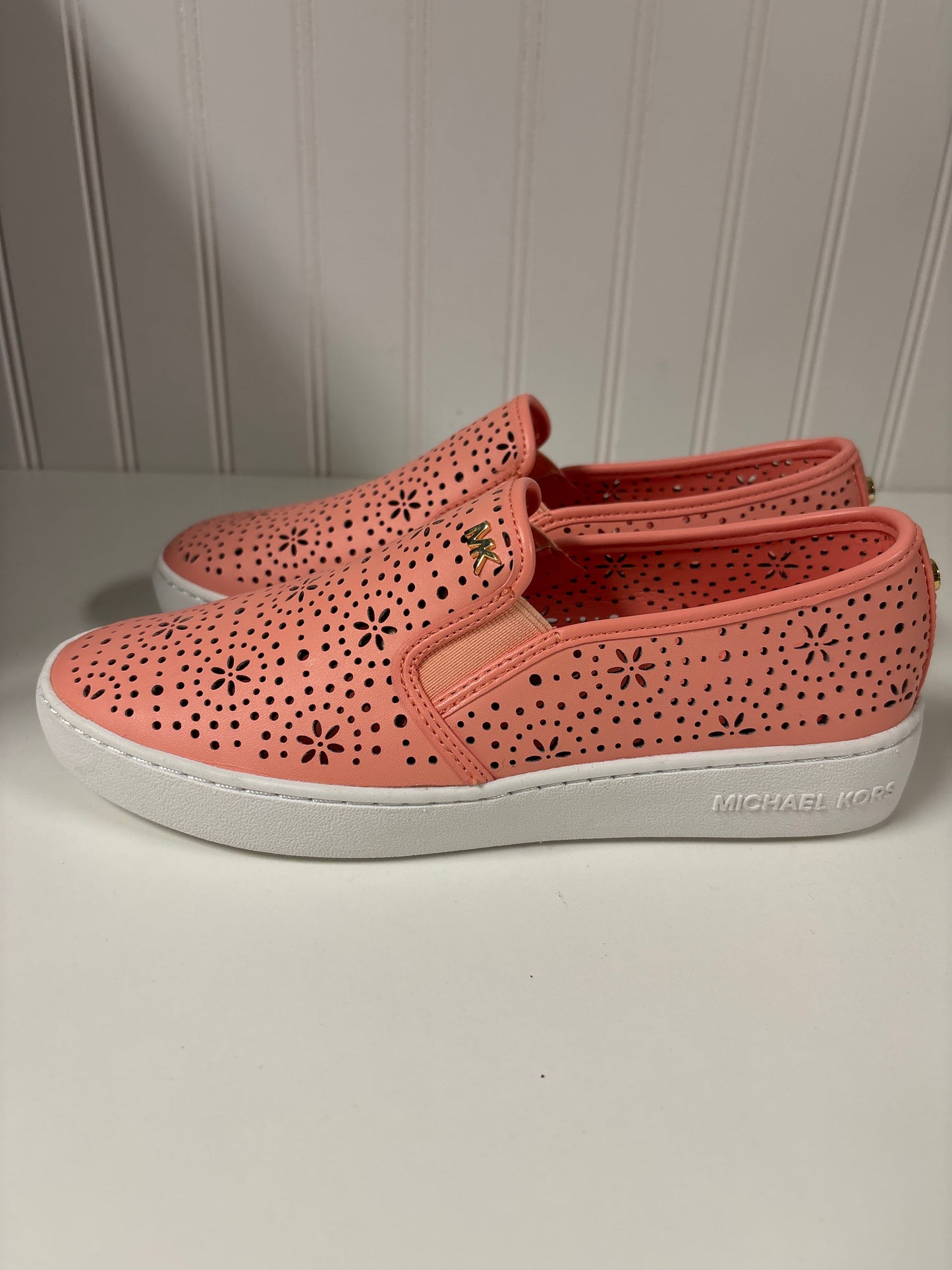 Pink & White Shoes Designer Michael Kors, Size 6