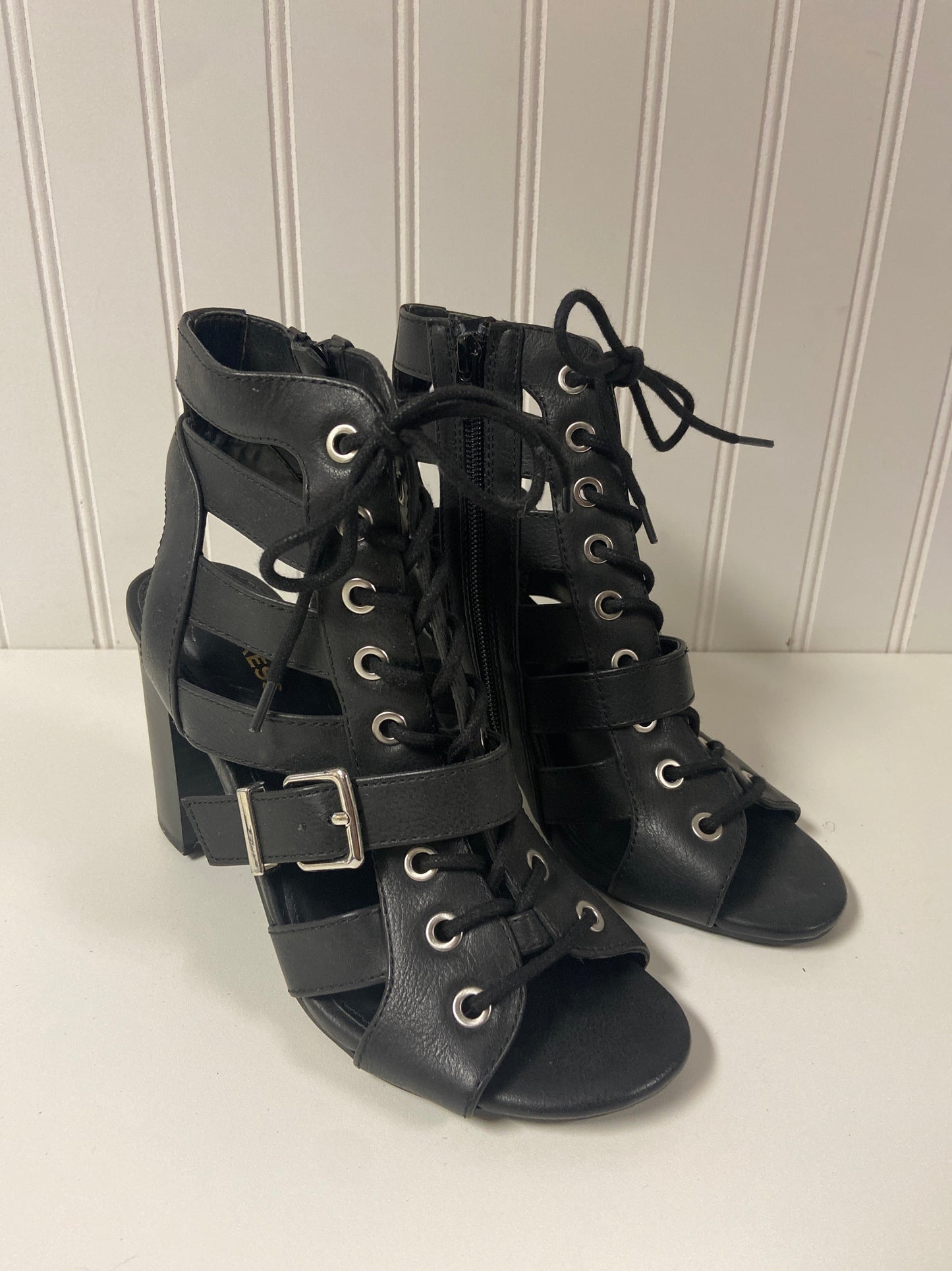 Shoes Heels Block By Express In Black, Size: 5