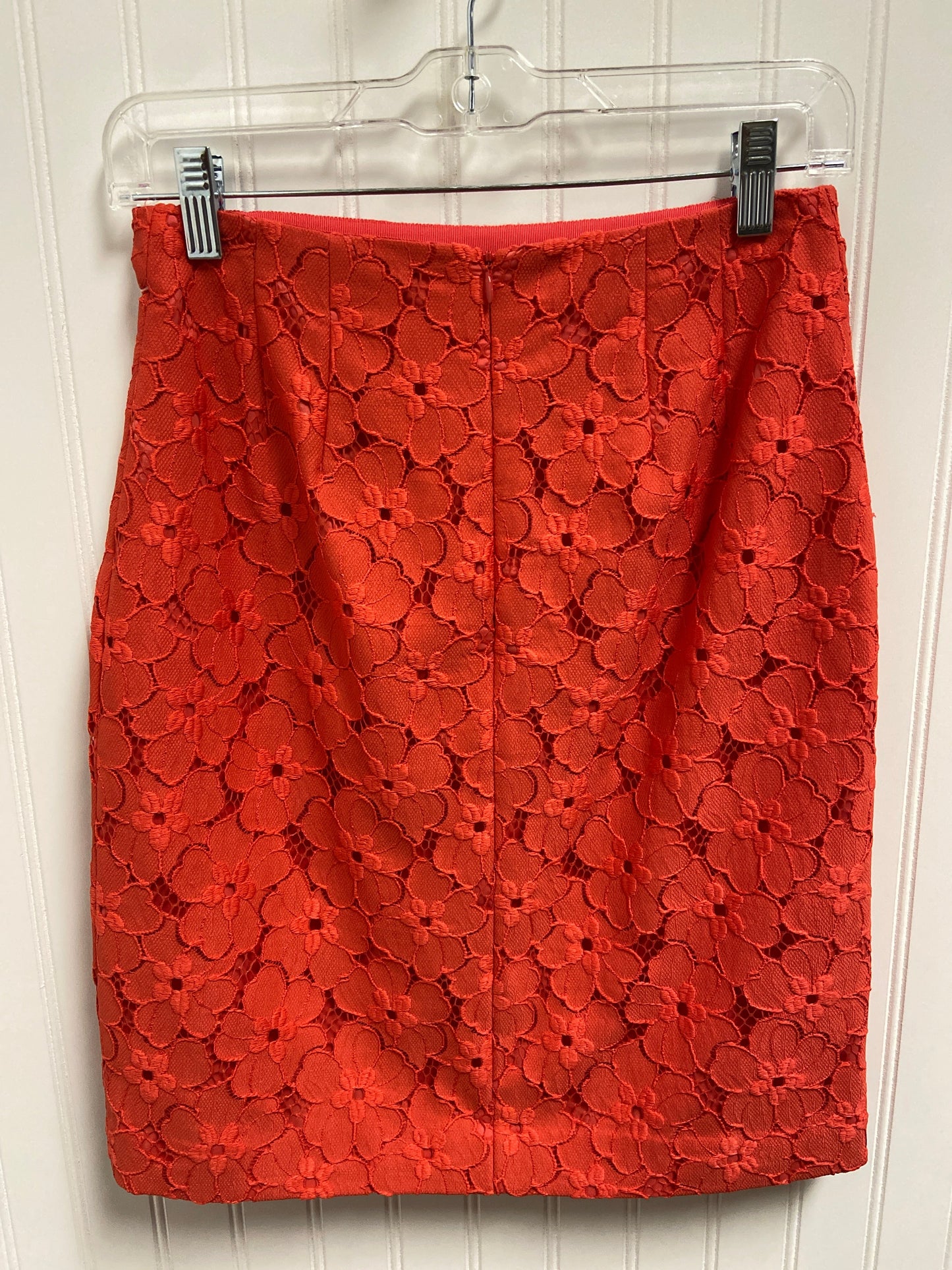 Skirt Midi By Ann Taylor In Red, Size: 2