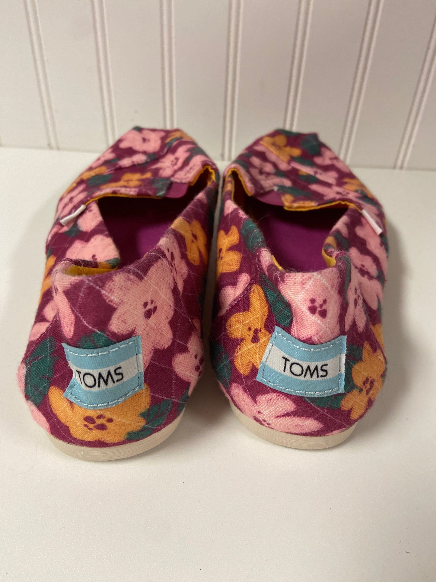 Shoes Flats By Toms In Purple, Size: 7.5