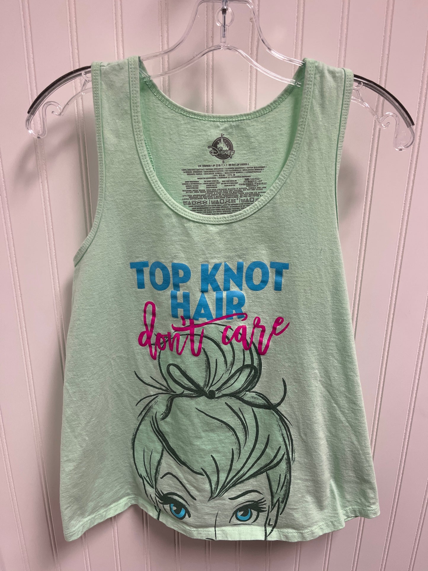 Top Sleeveless Basic By Disney Store In Green, Size: S