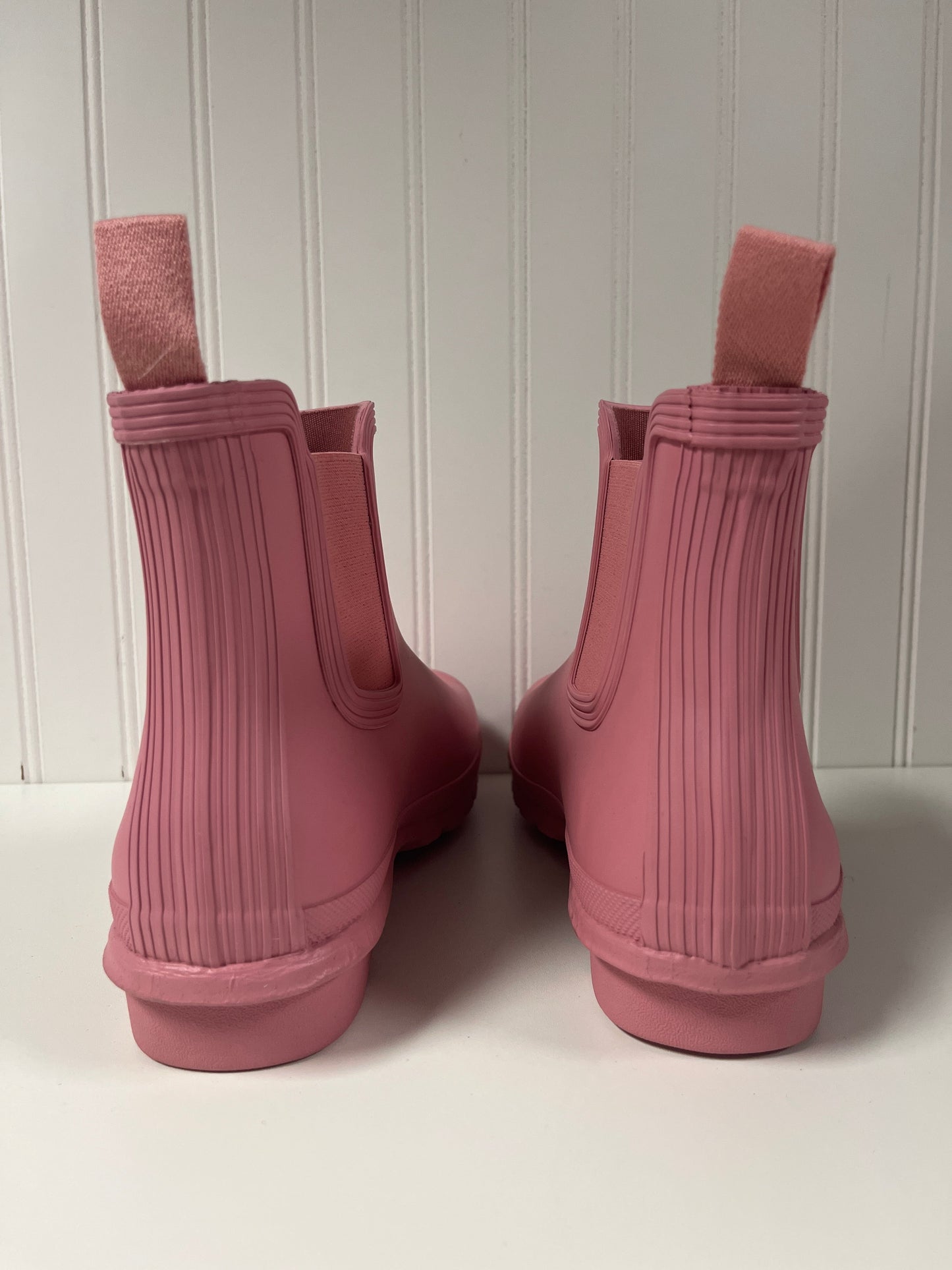 Boots Rain By Hunter In Pink, Size: 10