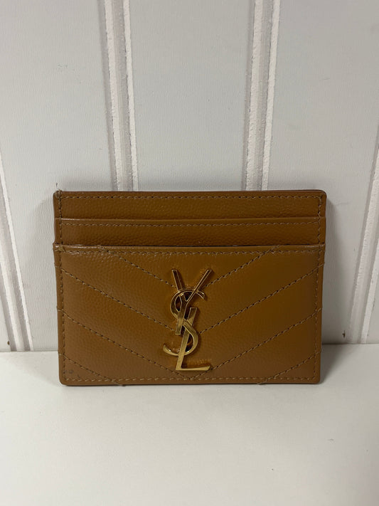 Wallet Luxury Designer By Yves Saint Laurent, Size: Small