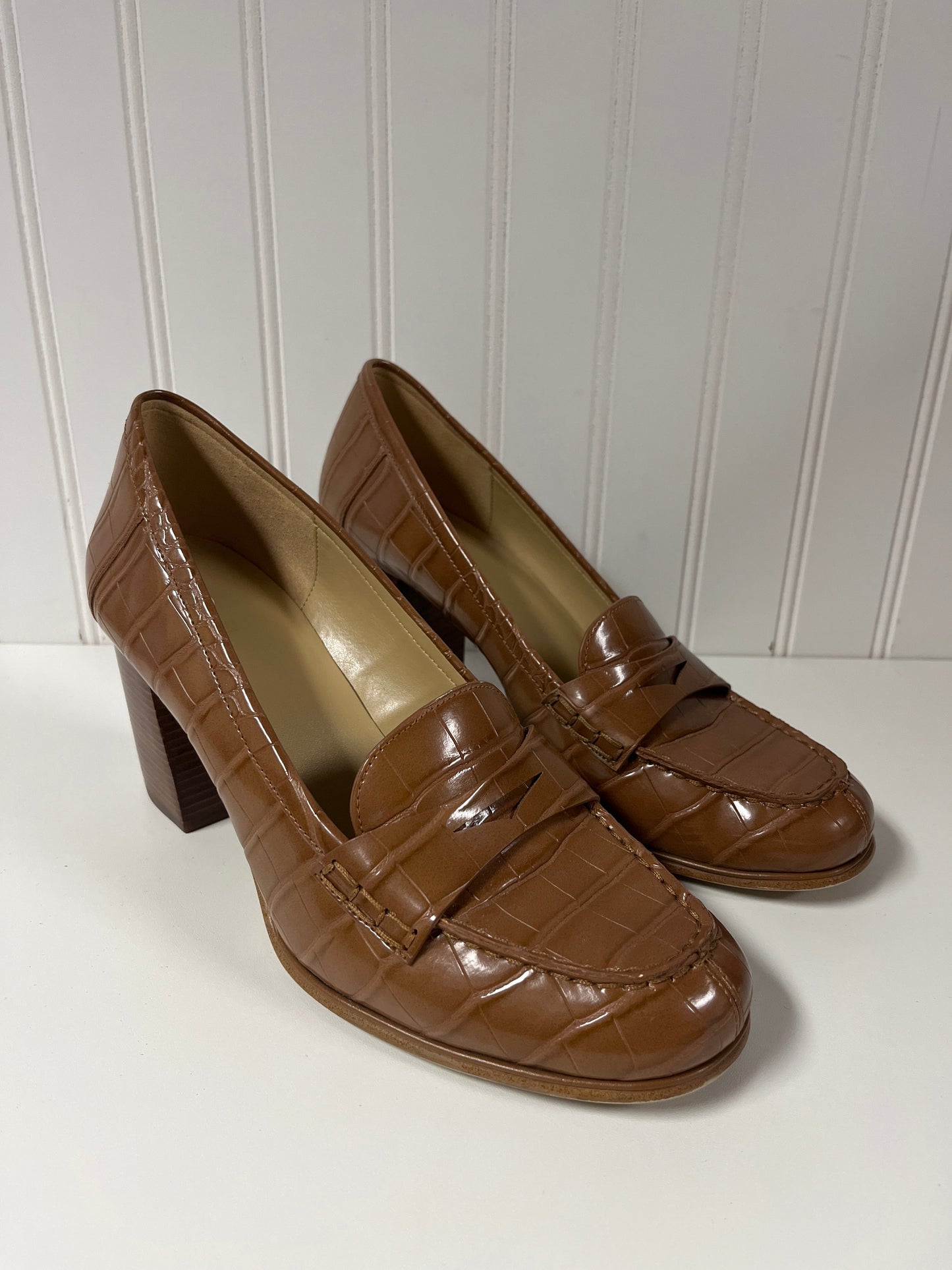 Shoes Designer By Michael by Michael Kors In Tan, Size: 10.5