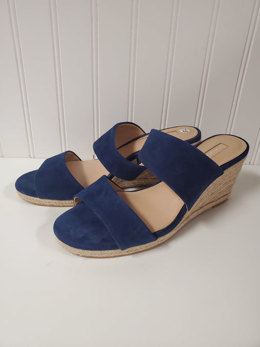 Sandals Heels Wedge By Antonio Melani In Blue, Size: 7.5