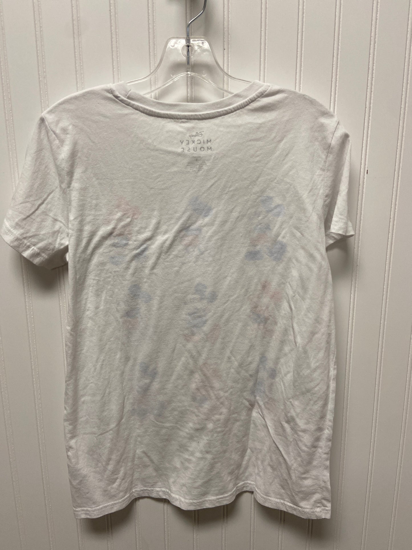 Top Short Sleeve Basic By Disney Store In White, Size: L