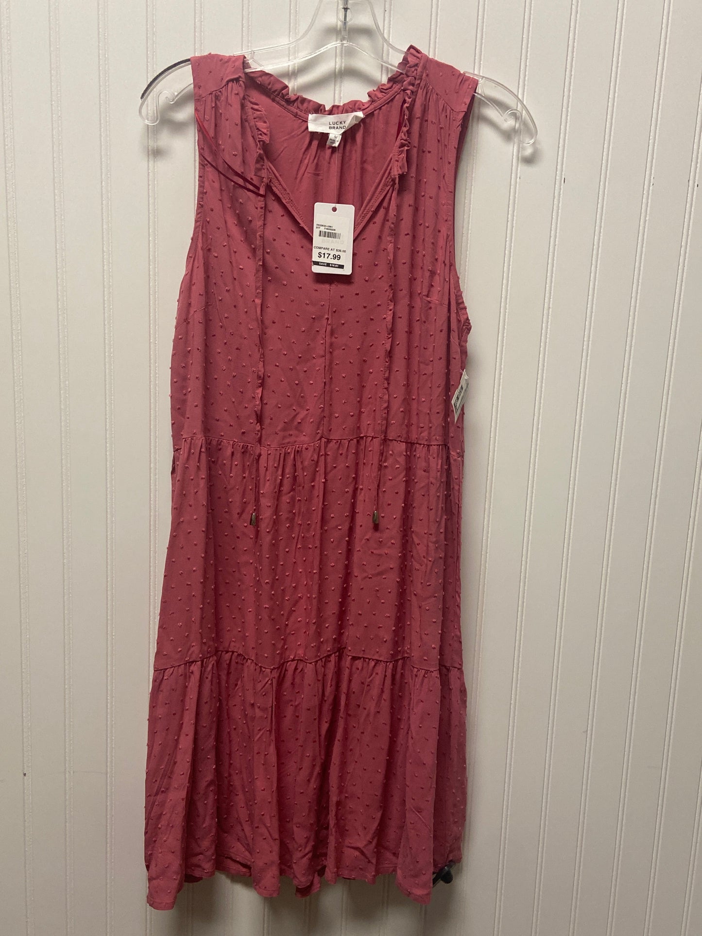 Dress Casual Short By Lucky Brand In Pink, Size: L