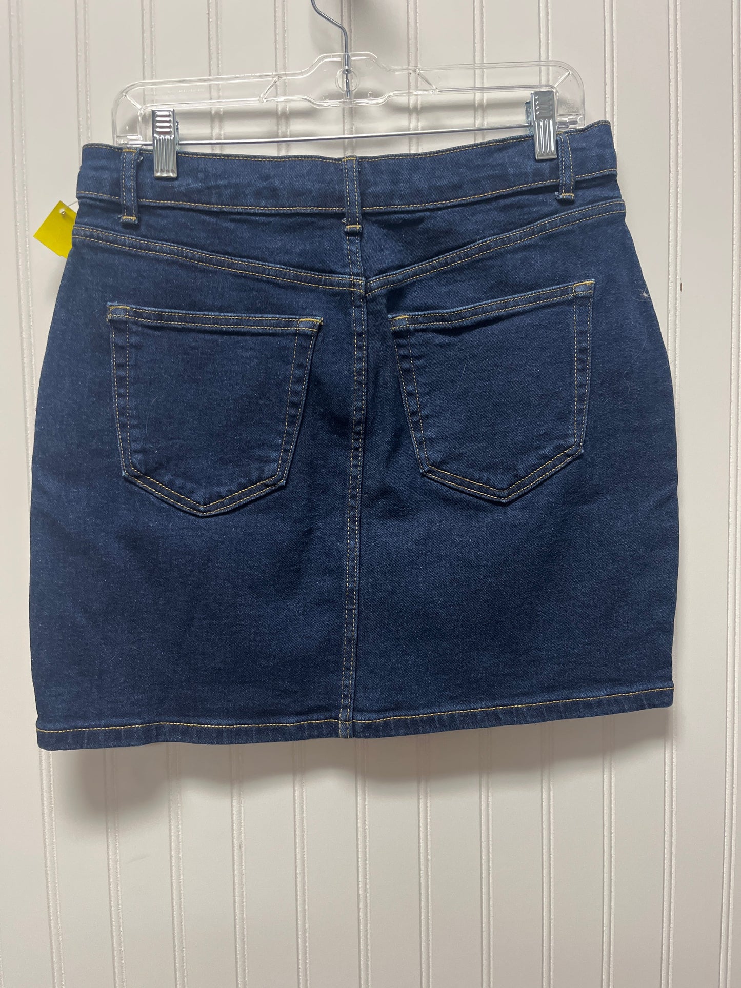 Skirt Mini & Short By Michael By Michael Kors In Blue Denim, Size: 8