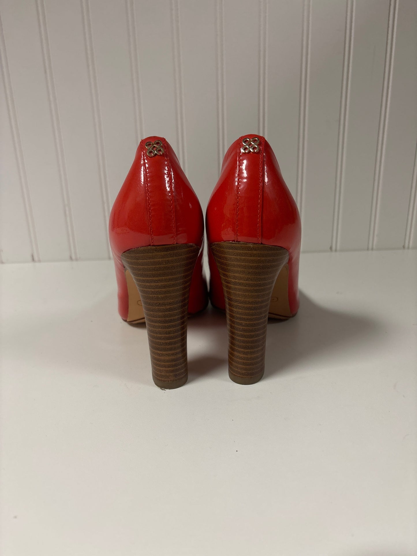 Shoes Designer By Coach In Orange, Size: 8.5