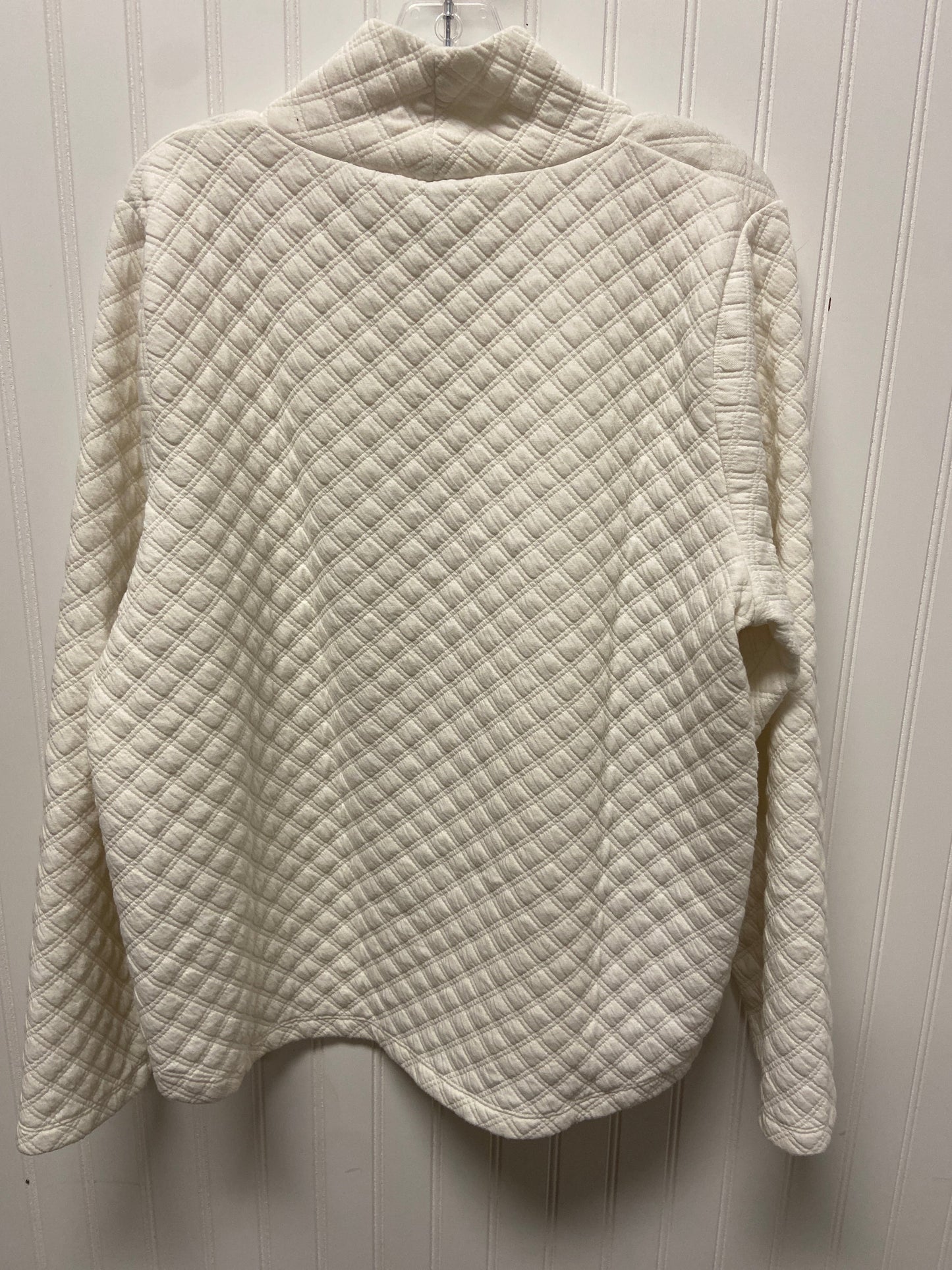 Top Long Sleeve By J. Crew In Cream, Size: Xl