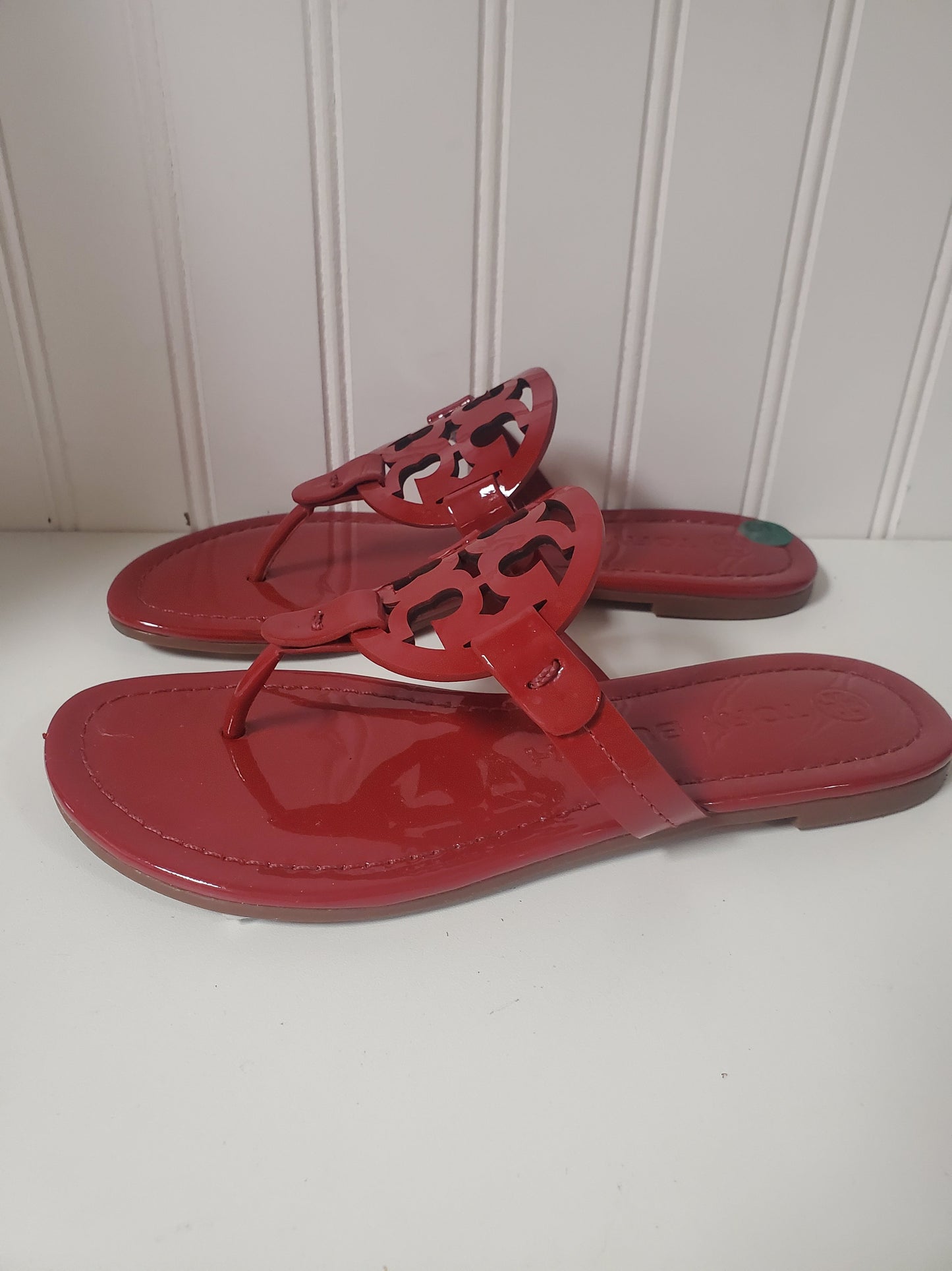 Sandals Designer By Tory Burch In Red, Size: 5.5