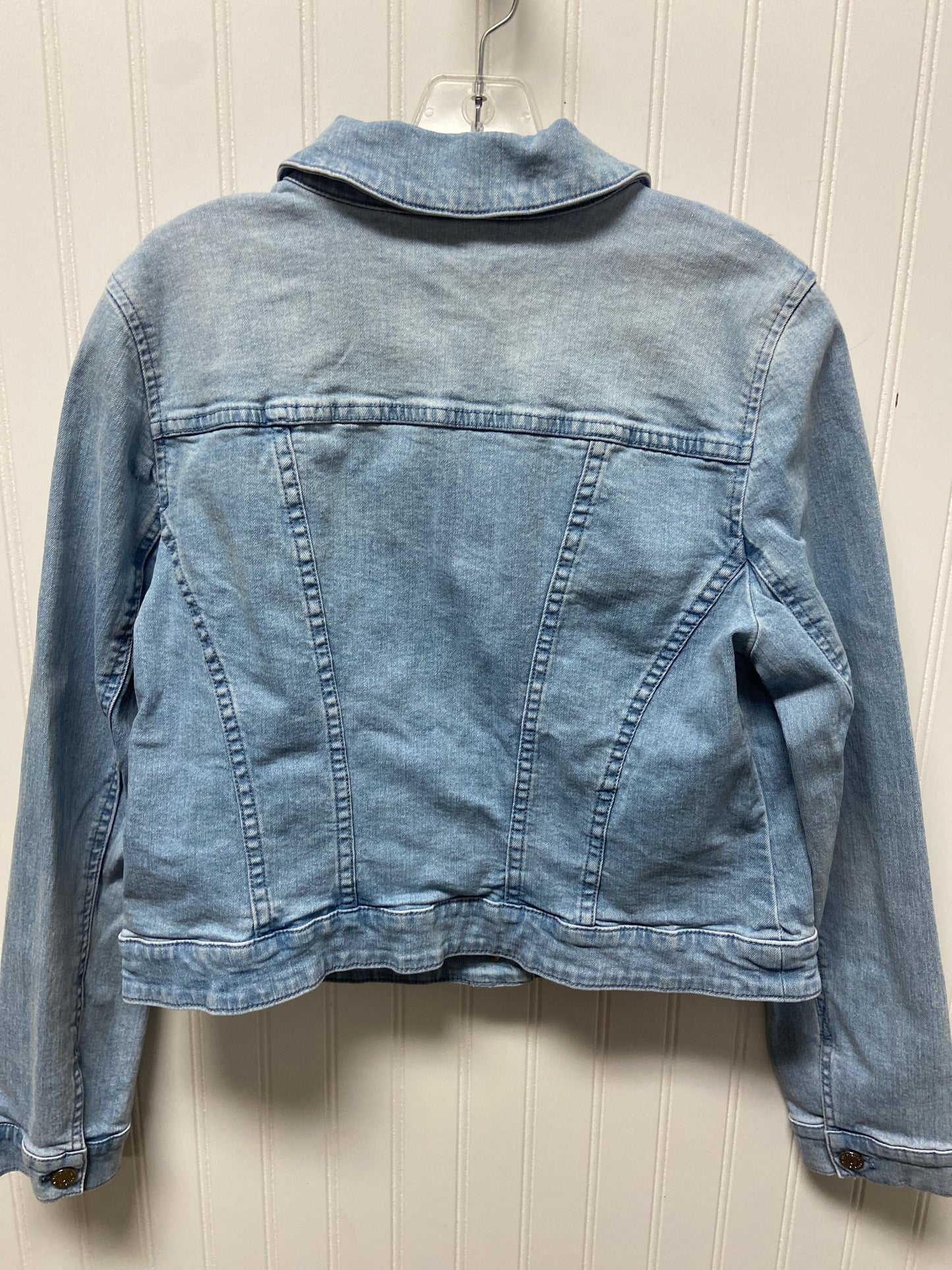 Jacket Denim By White House Black Market In Blue Denim, Size: L