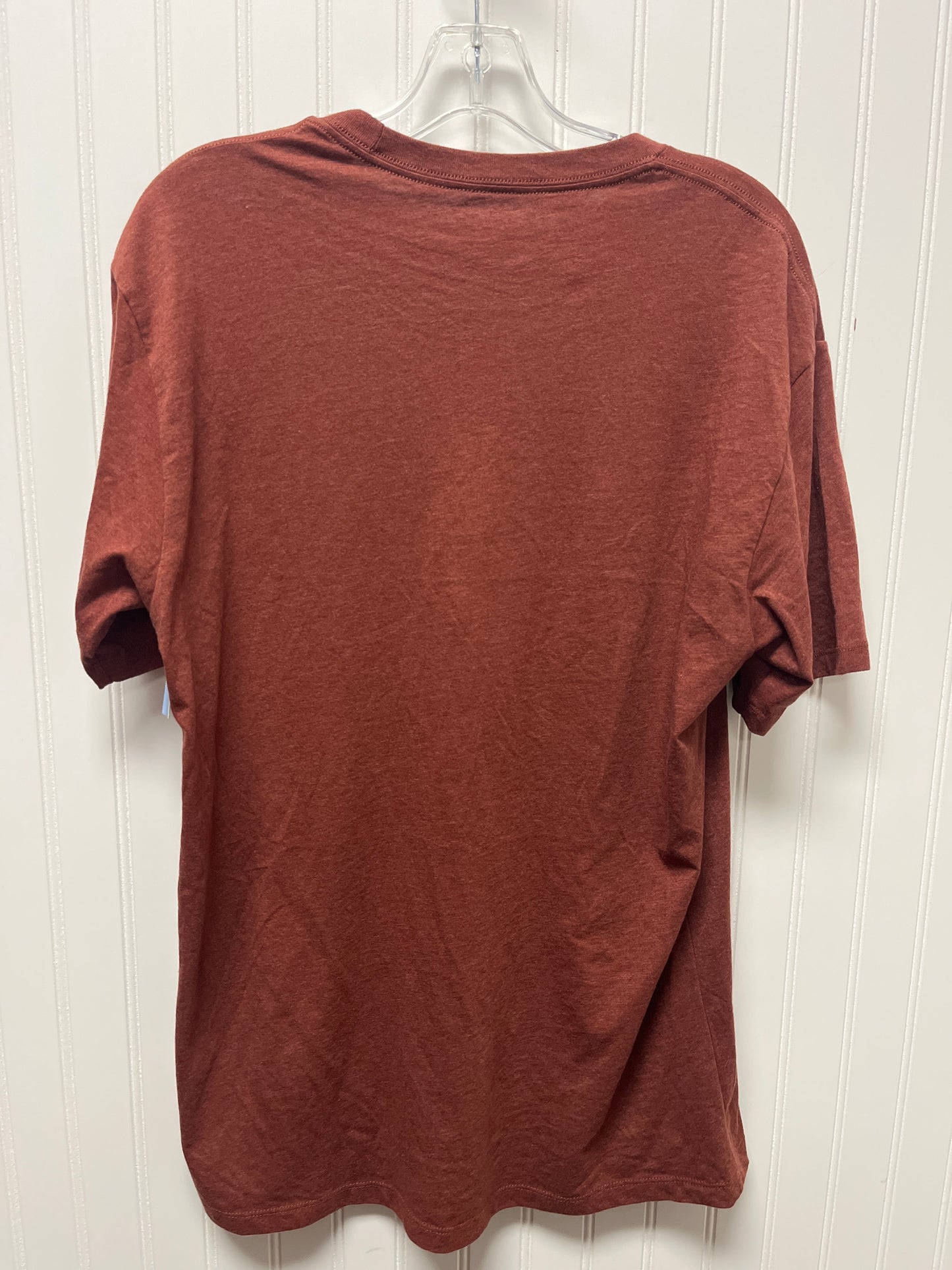 Top Short Sleeve Basic By Ariat In Brown, Size: L