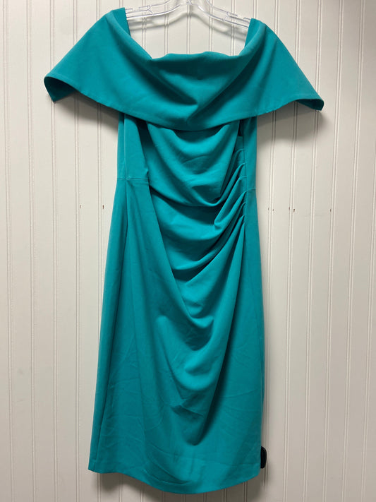 Dress Party Midi By Vince Camuto In Aqua, Size: L