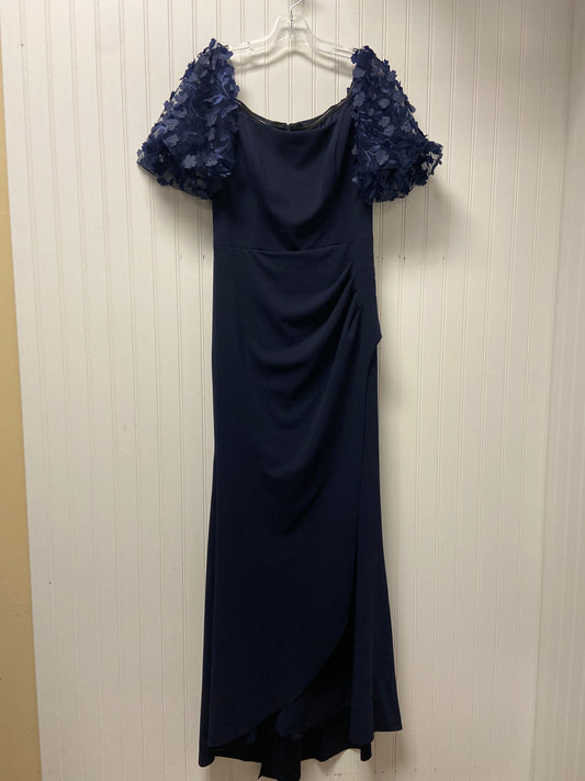 Dress Party Long By Clothes Mentor In Navy, Size: L