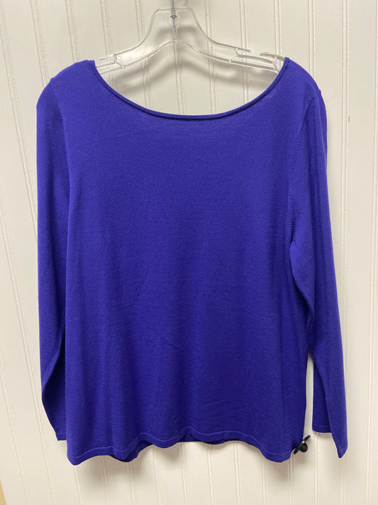 Sweater Designer By Lilly Pulitzer In Purple, Size: Xl