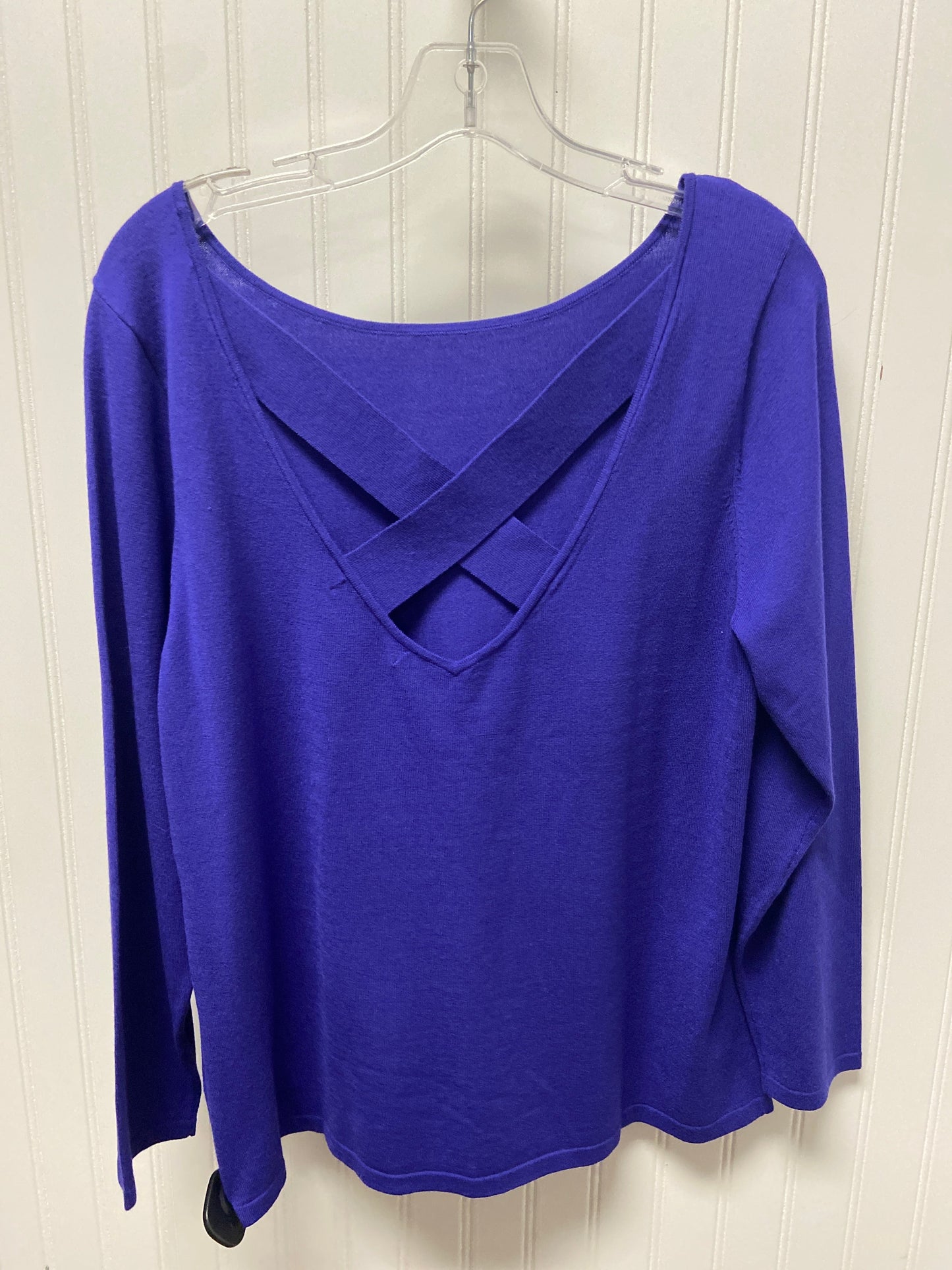 Sweater Designer By Lilly Pulitzer In Purple, Size: Xl