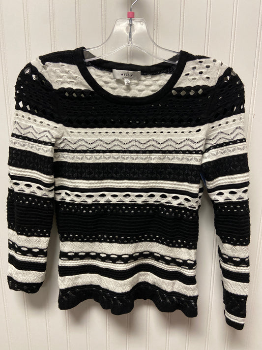 Sweater Designer By Milly In Black & White, Size: S