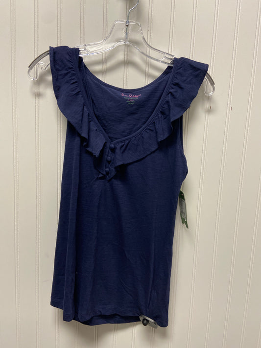 Top Sleeveless Designer By Lilly Pulitzer In Navy, Size: S