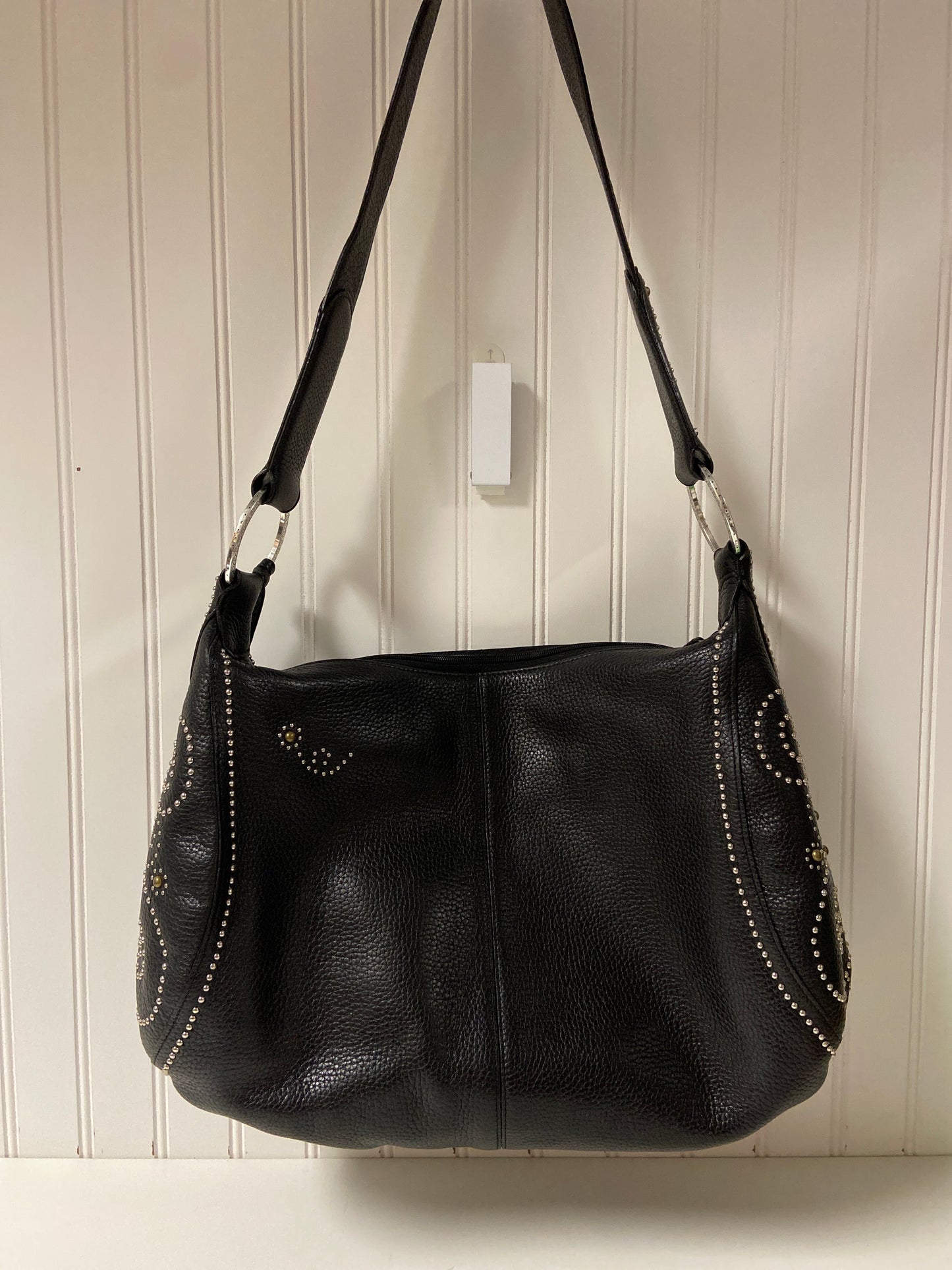 Handbag Leather By Brighton, Size: Large