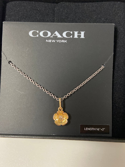 Necklace Designer By Coach, Size: 1