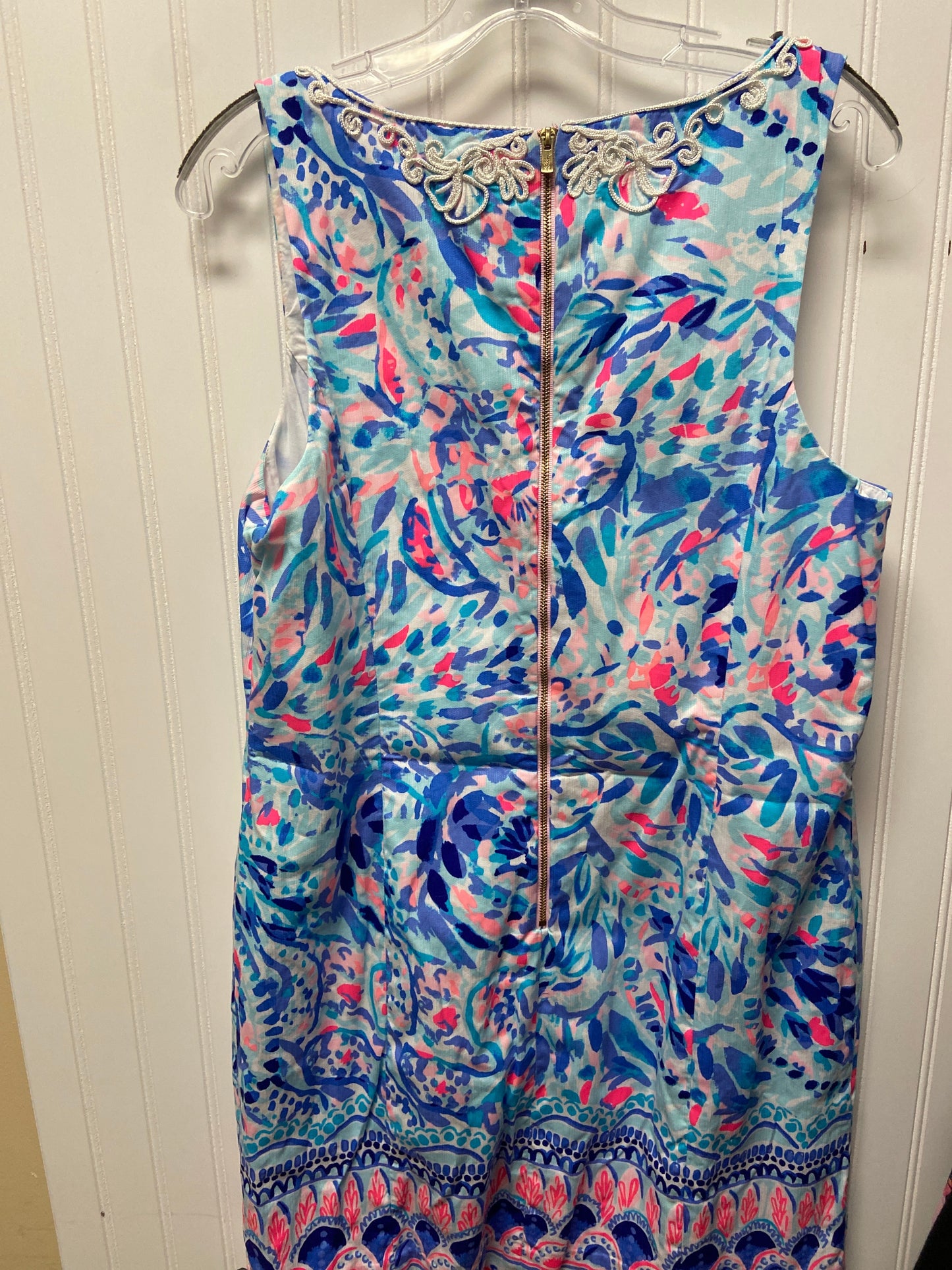 Dress Designer By Lilly Pulitzer In Blue & Pink, Size: Xl