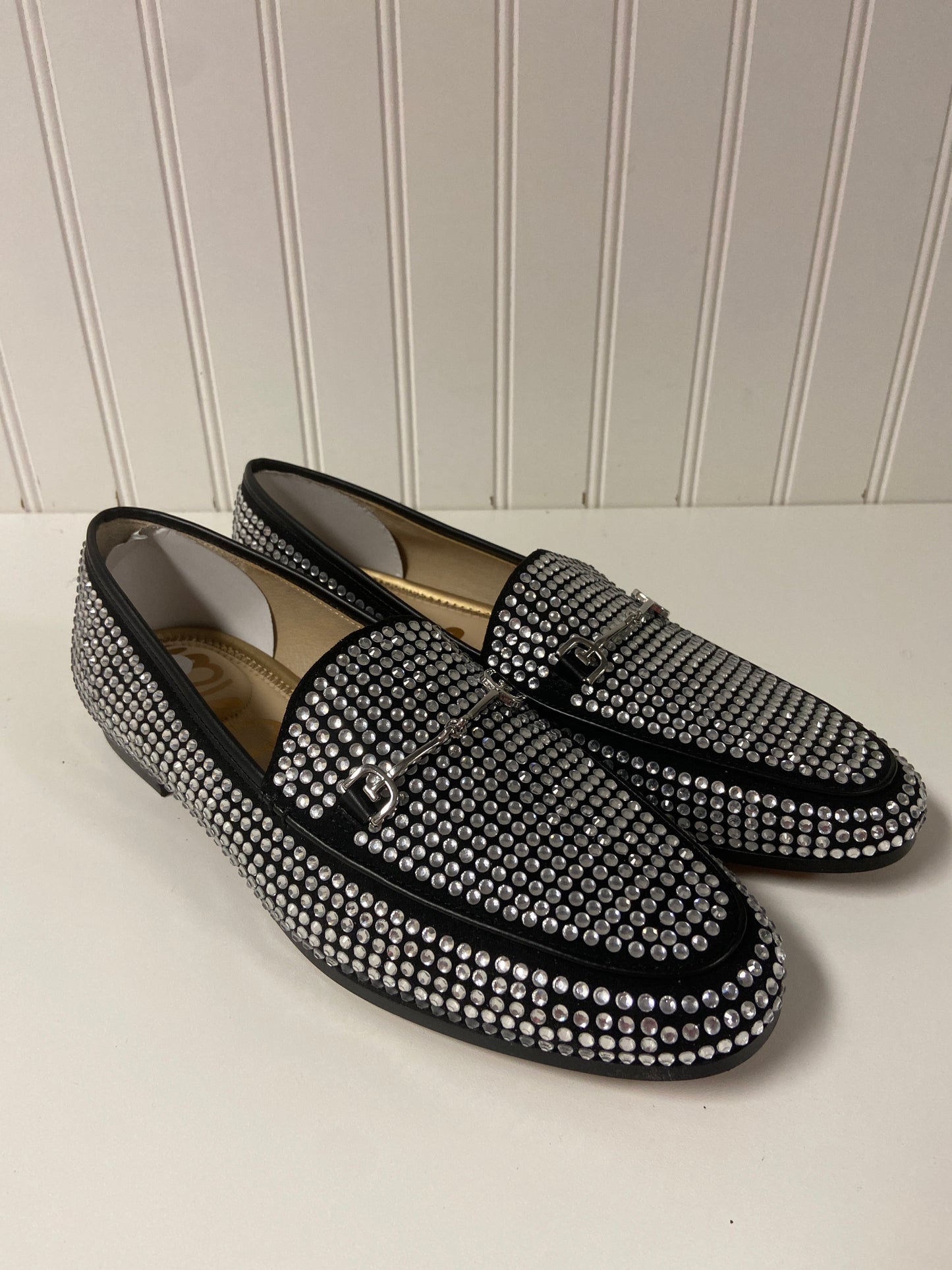 Shoes Flats By Sam Edelman In Black & Silver, Size: 8