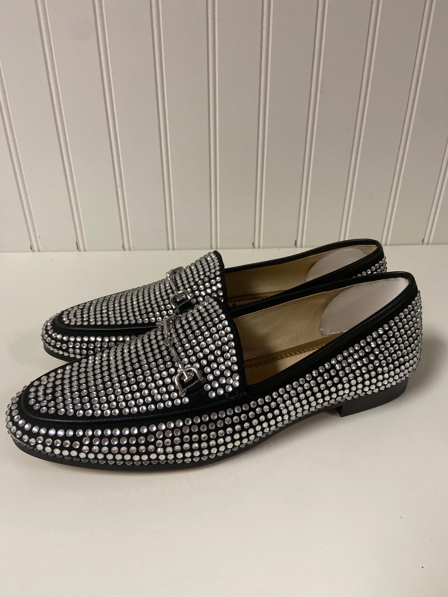 Shoes Flats By Sam Edelman In Black & Silver, Size: 8