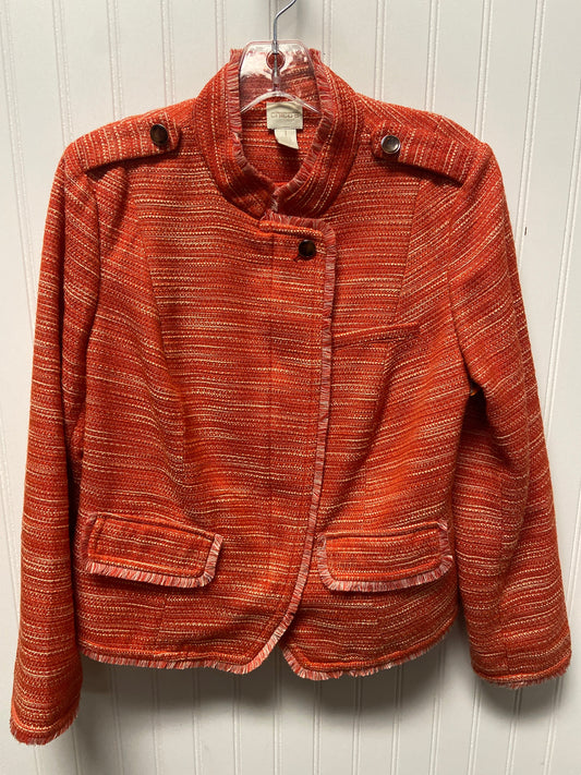 Blazer By Chicos In Orange, Size: M