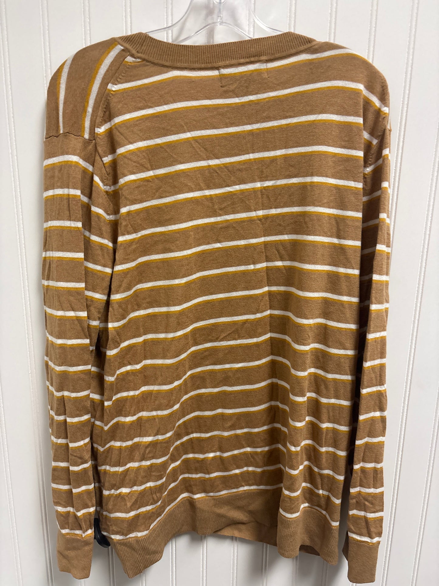 Sweater By Banana Republic In Striped Pattern, Size: 1x